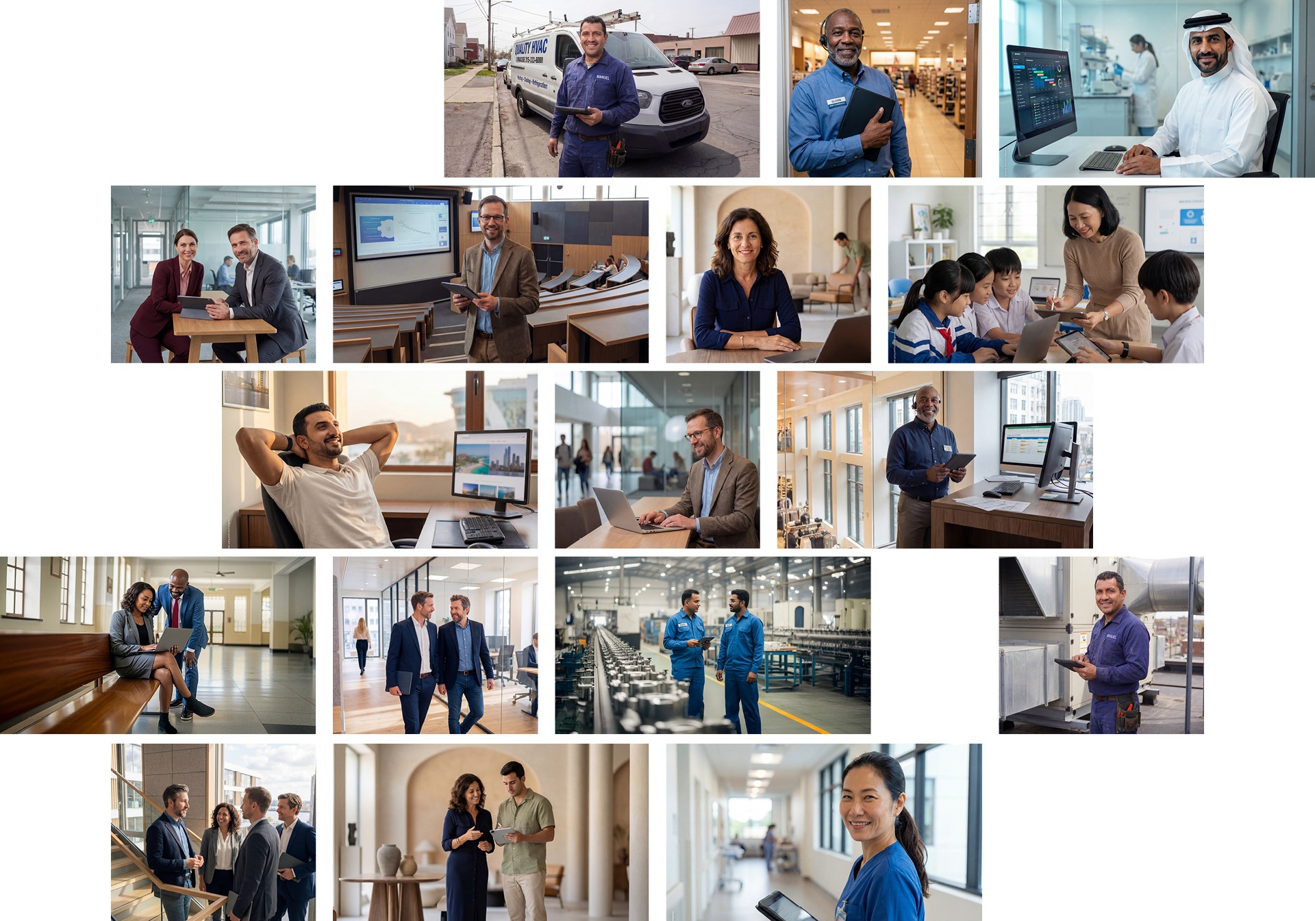 Collage Workplaces