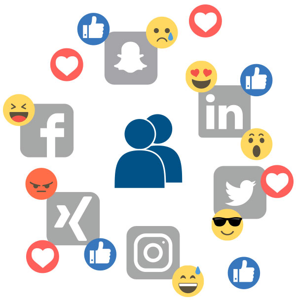 Overview of Social Media Icons | Social Recruiting
