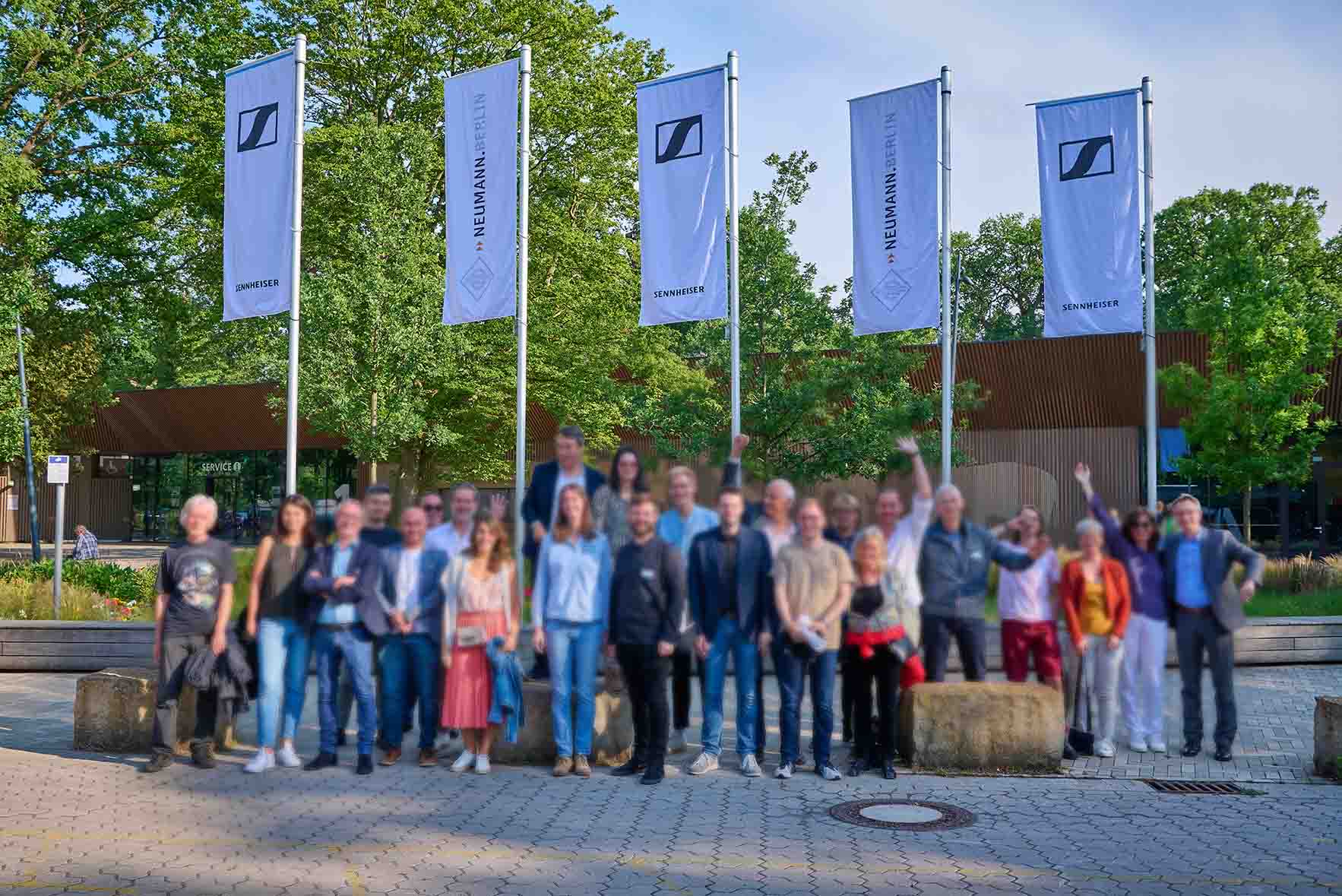 The on-site event team